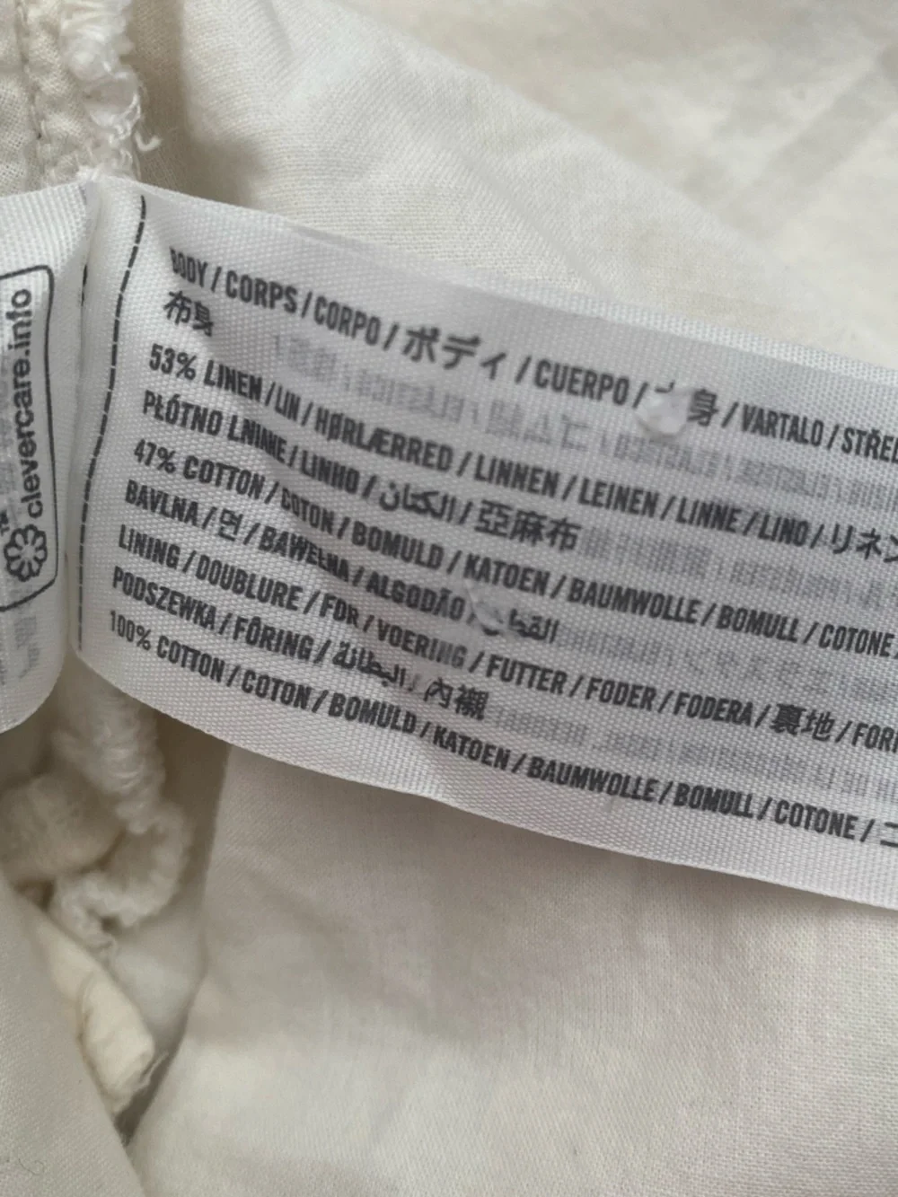 Abercrombie & Fitch Linen Cotton Chili Pepper Dress Pockets Smocked Back L - Picture 10 of 14